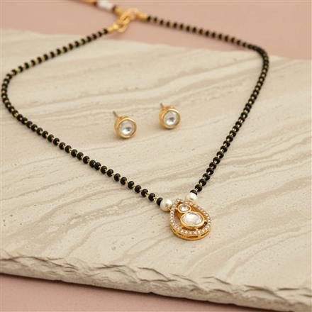 Kundan Classic Mangalsutra With Carat Gold Plating