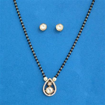 Kundan Classic Mangalsutra With Carat Gold Plating