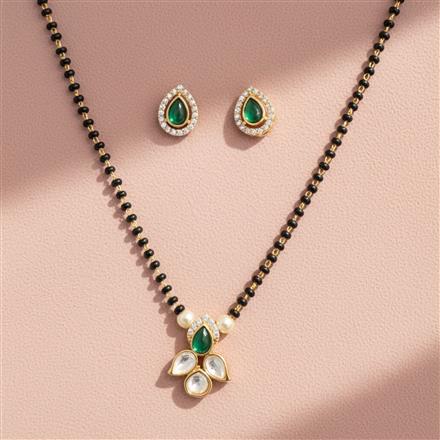 Kundan Classic Mangalsutra With Carat Gold Plating