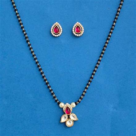 Kundan Classic Mangalsutra With Carat Gold Plating