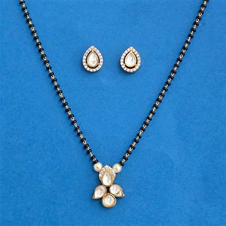 Kundan Classic Mangalsutra With Carat Gold Plating