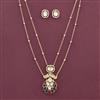 Kundan Classic Pendant Set With Carat Gold Plating