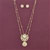Kundan Classic Pendant Set With Carat Gold Plating