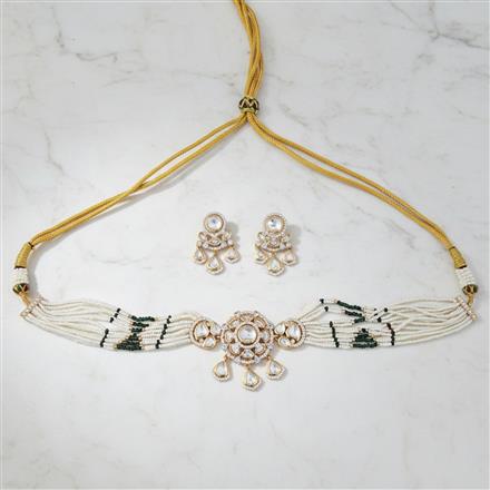 Kundan Classic Necklace With Gold Plating