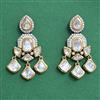 Kundan Classic Earring With Carat Rhodium Plating