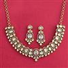 Kundan Classic Necklace With Mehndi Plating