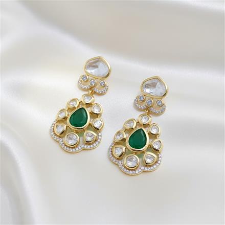 Kundan Classic Earring With Carat Gold Plating