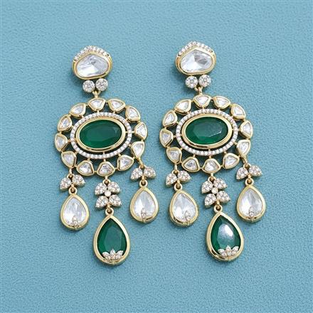 Kundan Classic Earring With Carat Gold Plating