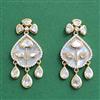 Kundan Classic Earring With Carat Rhodium Plating