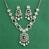 Kundan Classic Necklace Set With Mehndi Plating