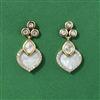 Kundan Classic Earring With Mehndi Plating