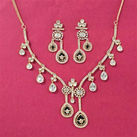 Kundan Classic Necklace Set With Carat Carat Gold Plating