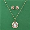 Kundan Classic Pendant Set With Carat Gold Plating