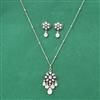 Kundan Classic Pendant Set With Carat Gold Plating