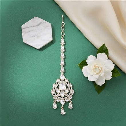 Kundan Classic Tikka With Carat Mehndi Plating