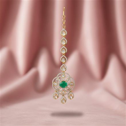 Kundan Classic Tikka With Mehndi Plating