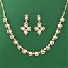 Kundan Classic Necklace Set With Carat Mehndi Plating