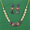 Kundan Classic Necklace Set With Carat Gold Plating