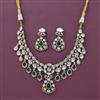Kundan Classic Necklace With Mehndi Plating