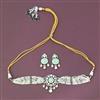 Kundan Classic Necklace With Mehndi Plating