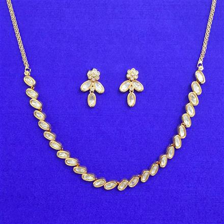 Kundan Classic Necklace With Carat Gold Plating