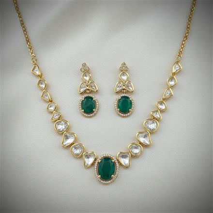 Kundan Classic Necklace With Carat Gold Plating