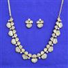 Kundan Classic Necklace Set With Carat Mehndi Plating
