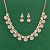 Kundan Classic Necklace Set With Carat Mehndi Plating