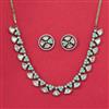 Kundan Classic Necklace With Mehndi Plating