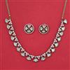 Kundan Classic Necklace With Mehndi Plating