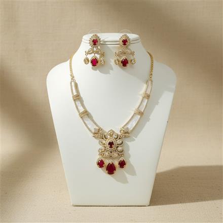 Kundan Classic Necklace Set With Carat Gold Plating