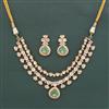 Kundan Classic Necklace Set Set With Carat Gold Plating