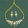 Kundan Meenakari Necklace Set Set With Carat Gold Plating