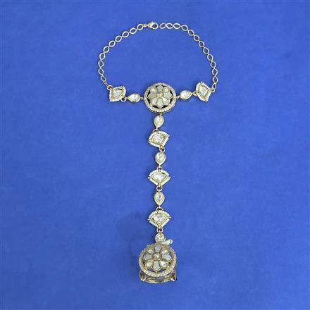 Kundan Classic Hath Pan With Carat Gold Plating