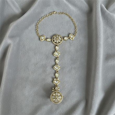 Kundan Classic Hath Pan With Carat Gold Plating