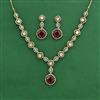 Kundan Classic Necklace Set With Mehndi Plating
