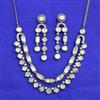 Kundan Classic Necklace Set With Carat Mehndi Plating