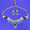 Kundan Classic Necklace Set With Mehndi Plating