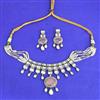 Kundan Classic Necklace Set With Mehndi Plating