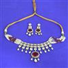 Kundan Classic Necklace Set With Mehndi Plating