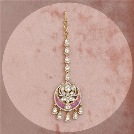 Kundan Classic Tikka With Mehndi Plating