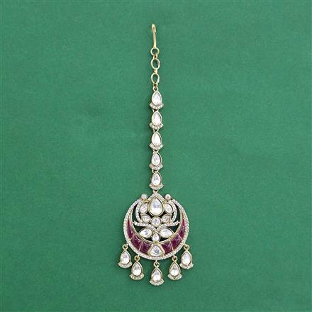 Kundan Classic Tikka With Mehndi Plating