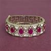 Kundan Openable Kada With Mehndi Plating