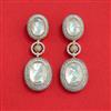 Kundan Classic Earring With Carat Black Plating