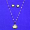Kundan Classic Pendant Set With Carat Gold Plating