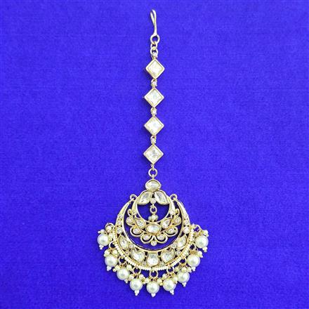 Kundan Classic Tikka With Carat Gold Plating