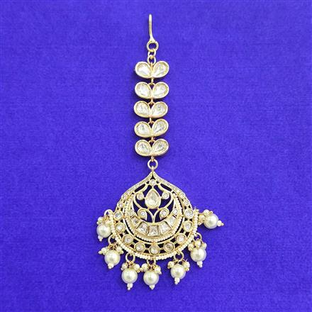 Kundan Classic Tikka With Carat Gold Plating
