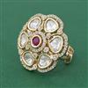 Kundan Classic Ring With Carat Gold Plating