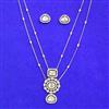 Kundan Classic Pendant Set With Carat Gold Plating