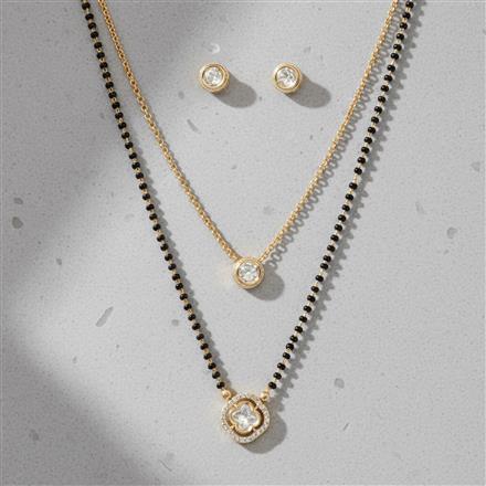 Kundan Delicate Mangalsutra With Carat Gold Plating